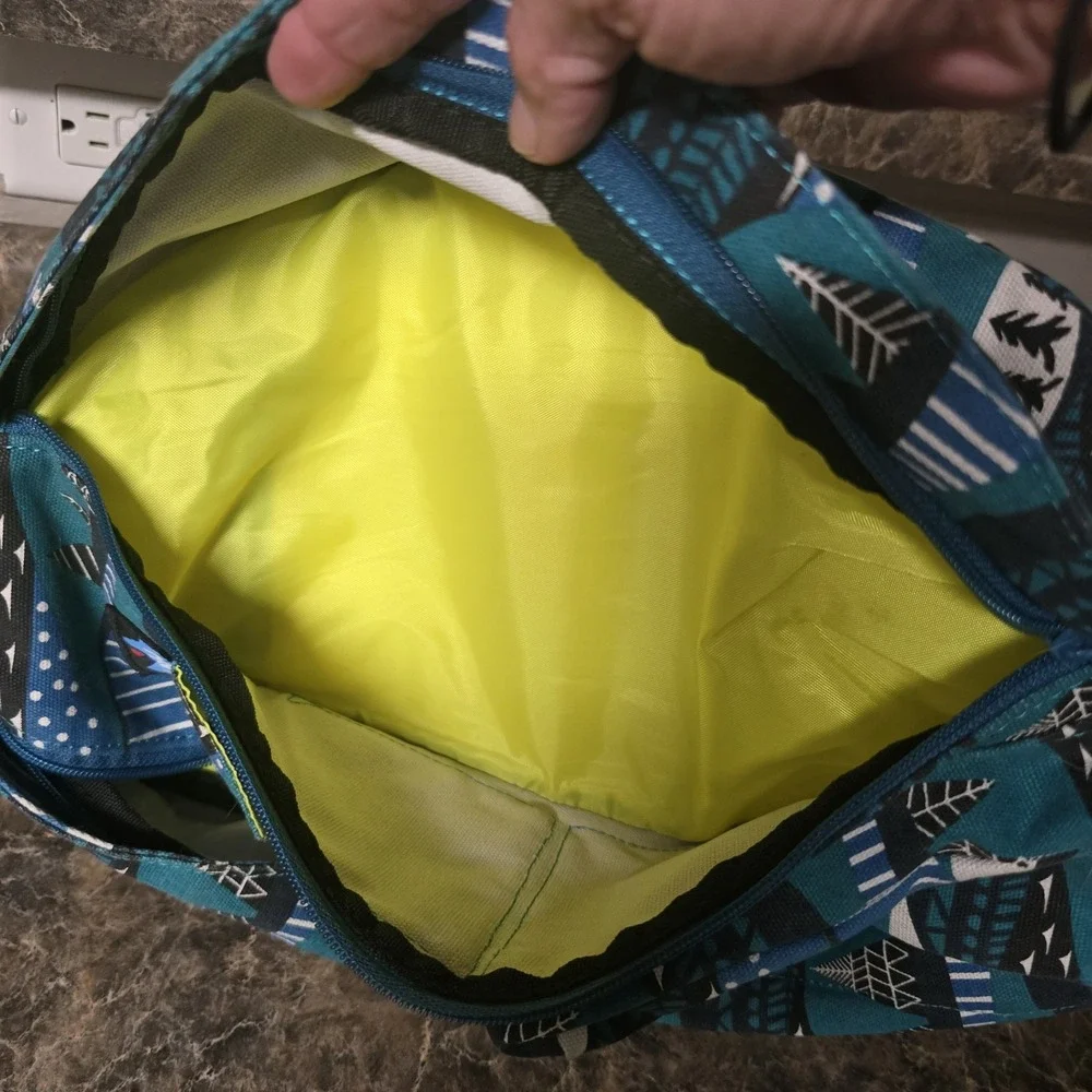 KAVU Teal Rope Bag Sling Backpack Unisex OS Outdoors Festival Concert Hiking